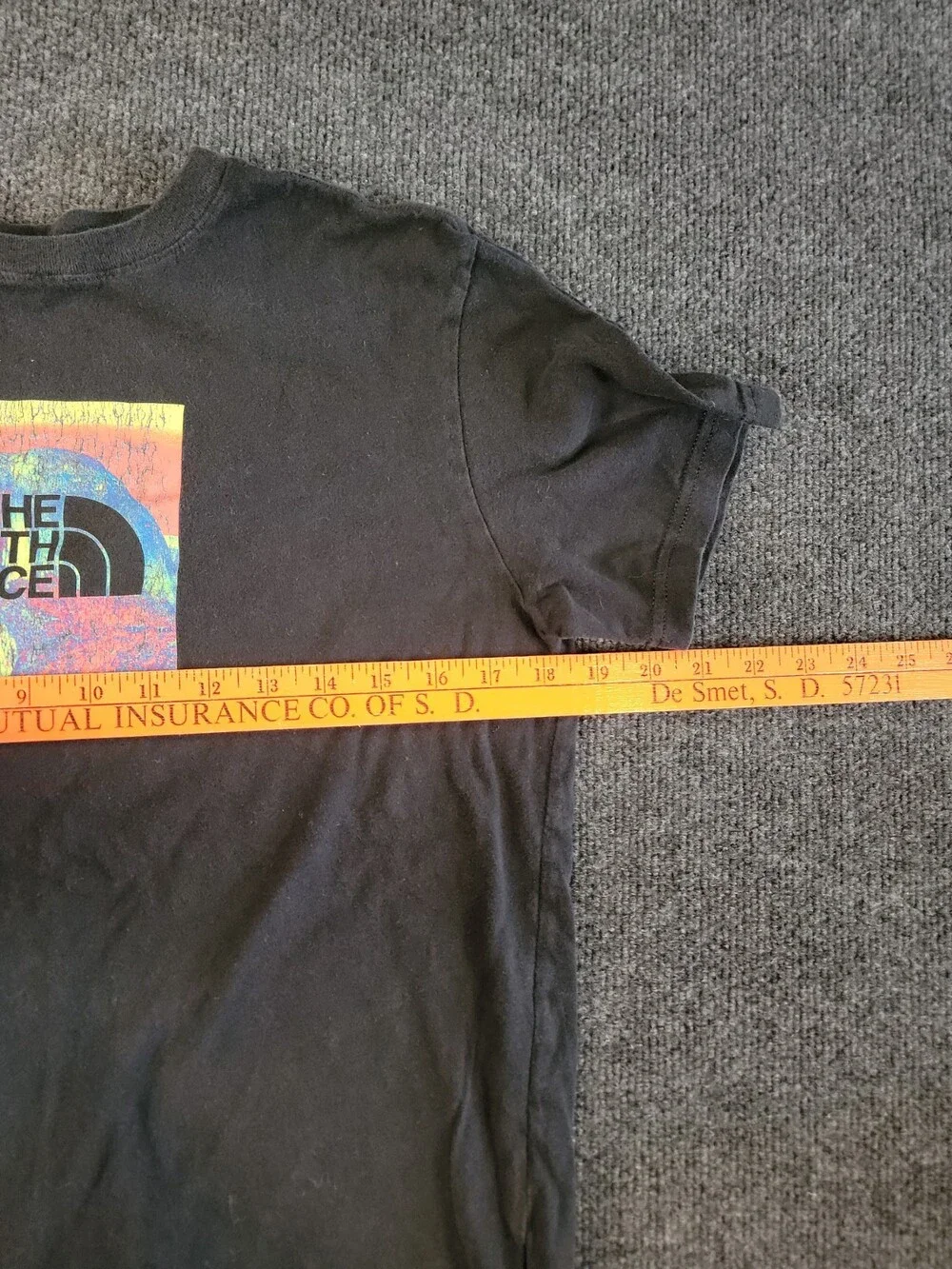 The North Face Colorful Half Dome Shirt Youth Large 14-16 Mountain Rainbow Neon